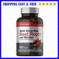 Nitric Oxide Beet Root Capsules | with Nitrates | 180 Count | Nitric Oxide Precu
