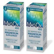 Mag-Ox 400 Magnesium Mineral Dietary Supplement 120 Count (Pack of 2)