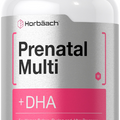 Prenatal Multivitamin with DHA, Folic Acid & Iron | 90 Softgels | by Horbaach
