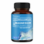 Triple Magnesium Complex, 300mg of Magnesium Glycinate 30/60/120 capsules