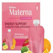 8 Pouches•Gerber Materna For Postpartum Women Energy Hair Skin Nails Drink Pouch