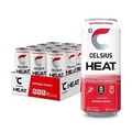 CELSIUS HEAT Inferno Punch Performance Energy Drink Zero Sugar 16oz. Can Pack...
