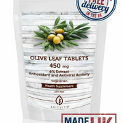 Olive Leaf 450 mg Tabletten Pillen Antioxid antiviral UK
