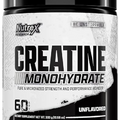 Nutrex Research Creatine Monohydrate Powder Unflavored | 5G Micronized Creatine Powder Per Serving | 60 Servings
