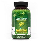 Irwin Naturals 2-in-1 Cleanse '&' Flush Weight Loss Support 60 Sgels