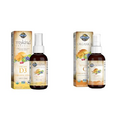 Garden of Life Organic Vegan Vitamin D3 1000 IU Liquid Spray with Vitamin C and Omegas, Immune and Skin Health Support