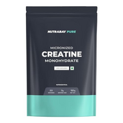 Micronised Creatine Monohydrate Powder, (100g, Unflavoured), Pre/Post Workout Supplement for Muscle Repair & Recovery | Supports Athletic Performance & Power
