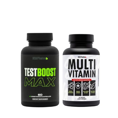 Sculpt Nation by V Shred Test Boost Max and Multivitamin Bundle