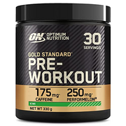 Optimum Nutrition Gold Standard Pre Workout Powder, Energy Drink with Creatine Monohydrate, Beta Alanine, Caffeine and Vitamin B Complex, Kiwi, 30 Servings, 330 g, Packaging May Vary