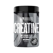 Warrior Creatine Monohydrate Powder – 500g – Micronised for Easy Mixing and Consumption – 100% Pure Creatine – Proven to Improve Physical Performance & Recovery, 100 x 5g Servings, Unflavoured