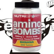 Nutrisport Chewable Amino Bombs 200 Tabs Amino Acids offer due to expiry 01/22