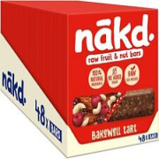 Nakd Bakewell Tart Natural Fruit & Nut Bars - Vegan - Healthy Snack - Gluten -
