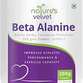 QRA Nature's Velvet Beta-Alanine Powder (200gms) - Unflavored