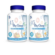 15 Day Gut Cleanse, 15 Day Cleanse Bowel Dissolving Capsules, Natural Slim Cleanse, Gut Cleanse for Men and Women, Supports Cleansing & Digestive Health, 30 Capsules/Bottle (2 pcs)