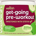 Wellah Get-Going Pre-Workout Drink Mix (Green Apple) - 200mg Natural Caffeine