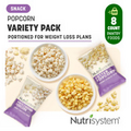 Nutrisystem Popcorn Variety Pack (8 Ct Pack) Delicious, Diet Friendly Snacks NEW