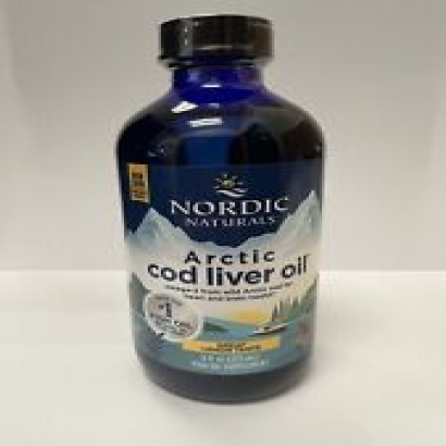 Nordic Naturals Arctic CLO - 100% Wild Cod Liver Oil, Lemon Flavor, 8 Oz