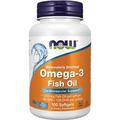 NOW Foods Molecularly Distilled Omega-3 Fish Oil 1,000 mg 100 Sgels