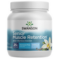 Swanson Senior Muscle Retention Protein Powder - Vanilla 1.06 lb Powder