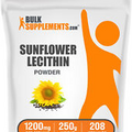 BulkSupplements Sunflower Lecithin Powder - Food Grade, Vegan, & Gluten-Free