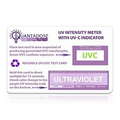 UVC Light Test Card with UVC Light Wavelength Indicator and Photochromic UV