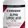 Kirkman Labs Alpha Lipoic Acid 25 mg 90 Capsules Casein-Free, Gluten-Free.
