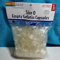 Empty Gelatin Capsules Size 0 Solaray 1000 Caps