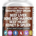 Grass Fed Beef Liver Capsules 3000mg - Premium Quality Beef Organs Supplement