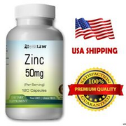 Zinc Gluconate 120 Capsule 50mg Boost Energy & Immunity Support Overall Wellness