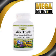 Natural Factors Milk Thistle 250mg 90 Capsules Pure Healthy Liver Function