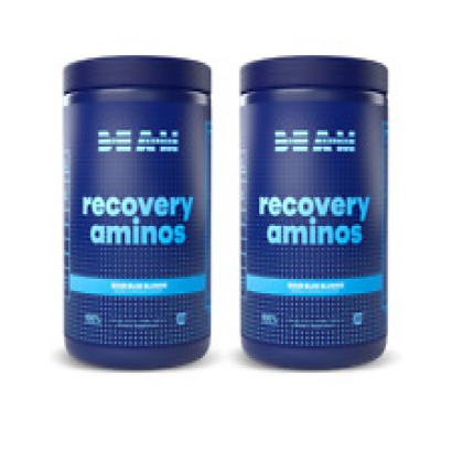 2 BEAM Recovery Aminos Powder BCAAs, EAAs Sour Blue Slushie exp 11/2024