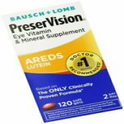 2x PreserVision AREDS Lutein Eye Vitamins. 240 Total Soft Gels. Exp: 2025