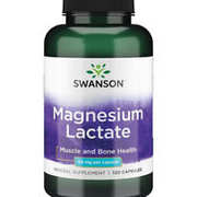 Swanson Magnesium Lactate 84mg 120 Capsules