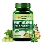 Himalayan Organics Multivitamin with Probiotics - 45 Ingredients 180 Tablet