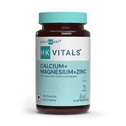 HealthKart HK Vitals Calcium Magnesium & Zinc Tablets with Vitamin D3 60 Tablets