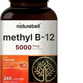 NatureBell Ultra Strength Vitamin B12 Methylcobalamin 5000mcg, 240 Lozenges