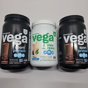 Vega Plant Based Protein Variety Pack - Chocolate/Vanilla - Free Shipping
