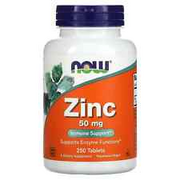 4 X Now Foods, Zinc, 50 mg, 250 Tablets