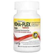 3 X NaturesPlus, Hema-Plex, Iron with Essential Nutrients for Healthy Red Blood