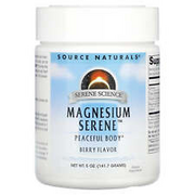 4 X Source Naturals, Magnesium Serene, Peaceful Body, Berry Flavor, 5 oz (141.7