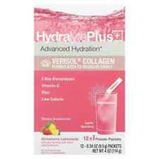3 X Hydralyte, Advanced Hydration, Verisol Collagen, Strawberry Lemonade, 12 Pow