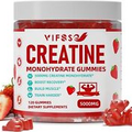 Creatine Monohydrate Gummies,Magnesium Glycinate for Muscle Support&Energy Boost