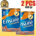 Pack x 2- ENSUREADVANCE FOOD SUPPLEMENT CHOCOLATE (400 GRS) free shipping!