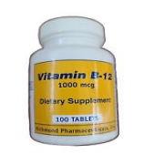 New Sealed Vitamin B-12 1000 mcg Tablets 100ct No Soy/Nuts /Artificial Color