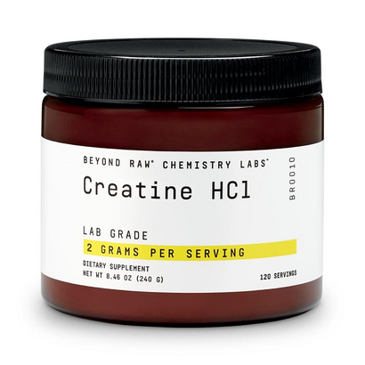Beyond Raw Chemistry Labs Creatine HCl 120 Servings, Improves Muscle Performance