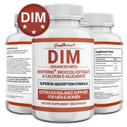 DIM Diindolylmethane 225mg - Hormonal Balance and Estrogen Blocker, Unisex