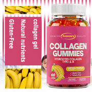 Collagen Gummies - Hydrolyzed Collagen Type I and III - Anti-Aging, Whitening