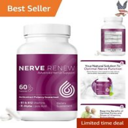 Advanced Nerve Support Capsules with R-Alpha Lipoic Acid & B Vitamins - Fast ...