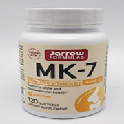 Jarrow Formulas MK-7 Bone and Cardiovascular Health (90 MCG) 120 Softgels SEALED