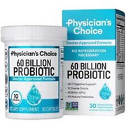 Physician's Choice 60B Probiotic: 10 Strains + Prebiotics - Gut & Immune Health